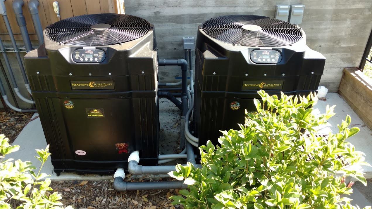 solar powered heat pump for pool