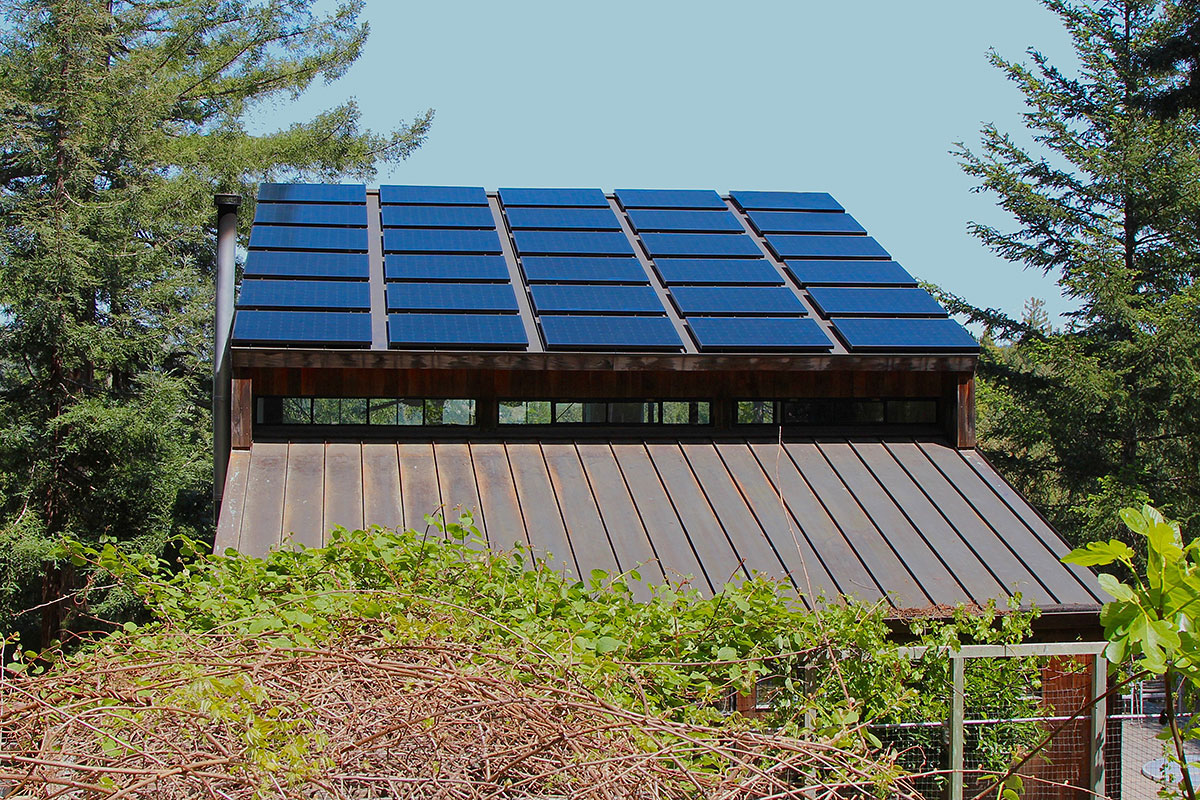 Design Build Cabin Solar Front 2