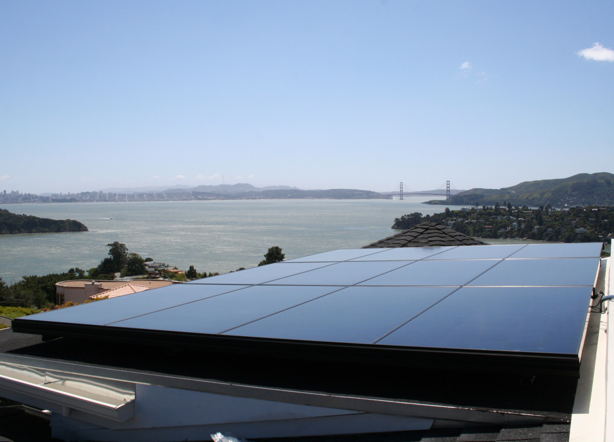 Solar PV, SUNPOWER, American Solar, Tiburon, Marin County