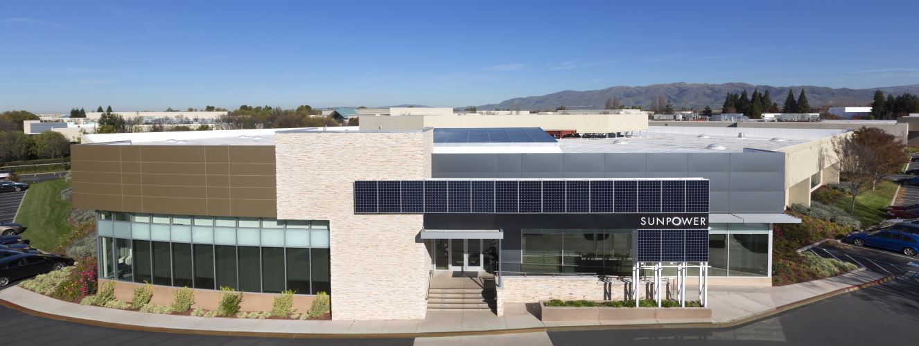 SunPower Corp. headquarters in San Jose, CA on December 12, 2012, SUNPOWER Elite Dealer, SUNPOWER